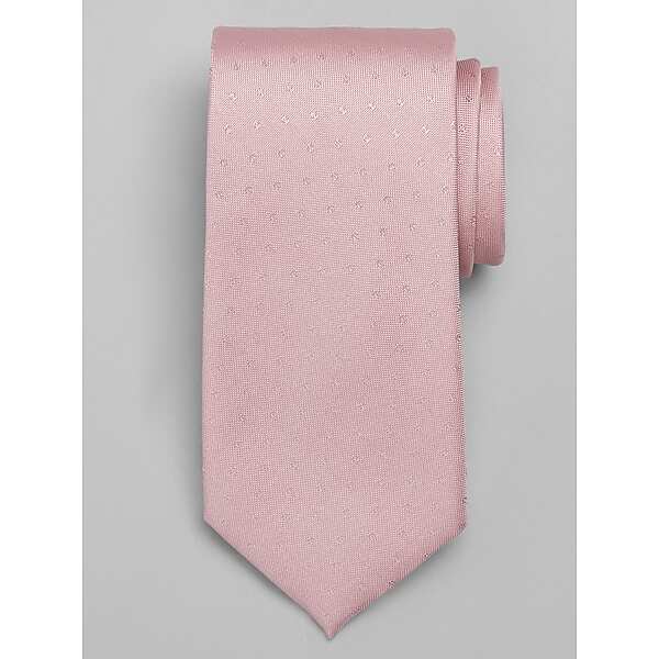 Calvin Klein Men's Brack Unsolid Solid Tie Pink - Size: One Size