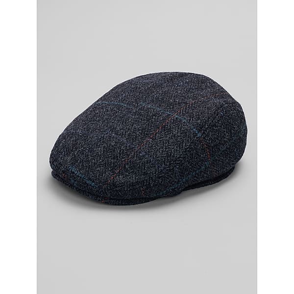 Biltmore Men's Windowpane Ivy Cap Gray - Size: Medium