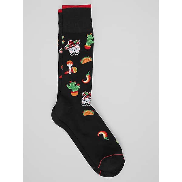 Egara Men's Fiesta Socks, 1-Pair Black - Size: One Size