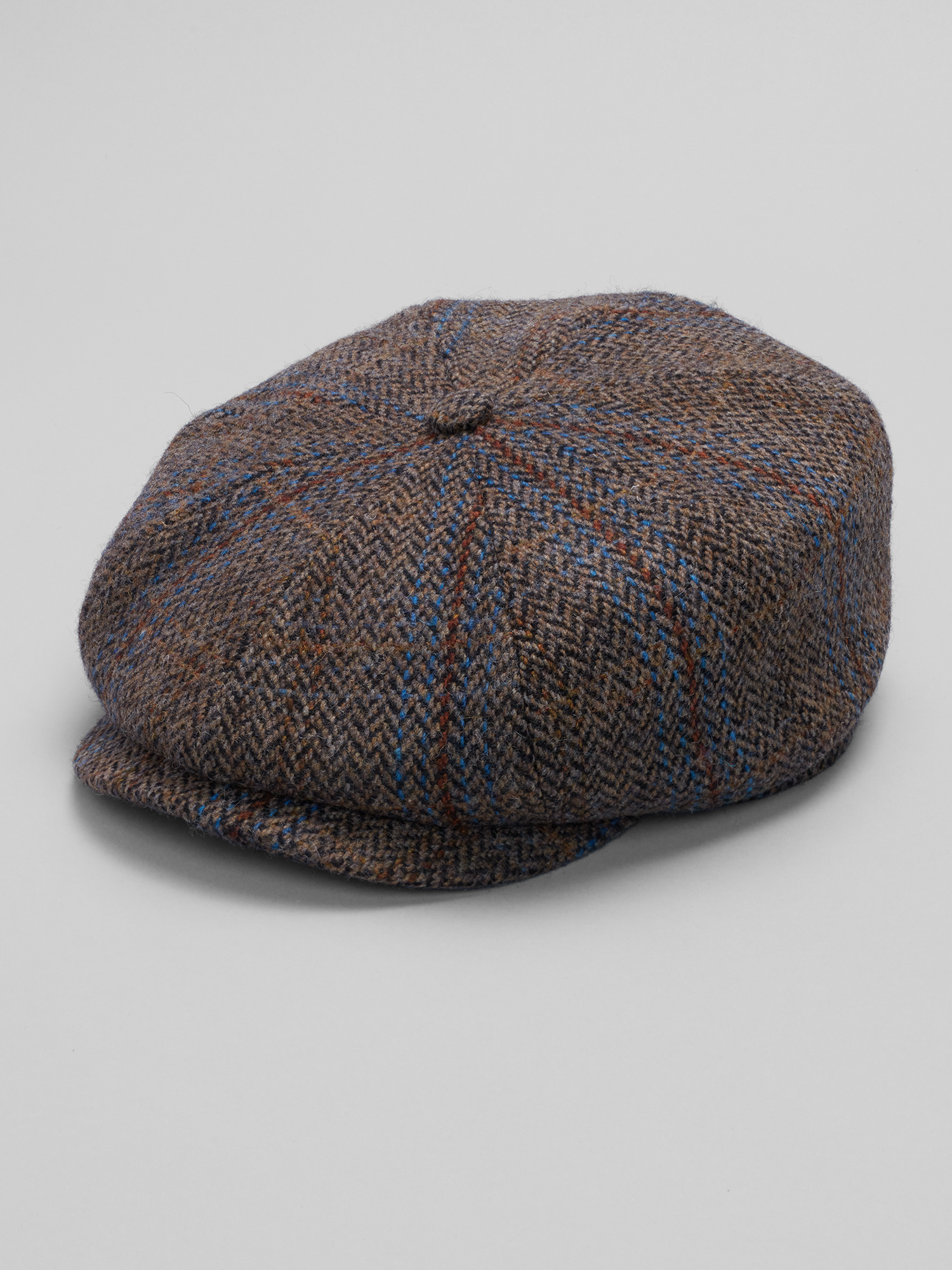 Herringbone Tweed 8/4 Newsboy Ivy Cap