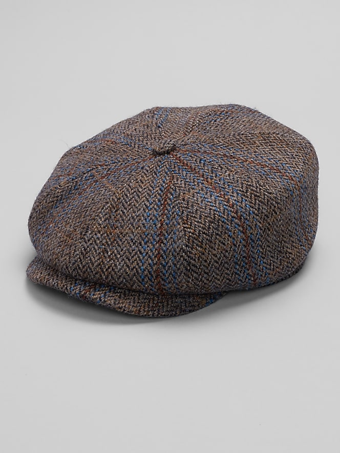 Biltmore Herringbone Tweed 8/4 Newsboy Ivy Cap
