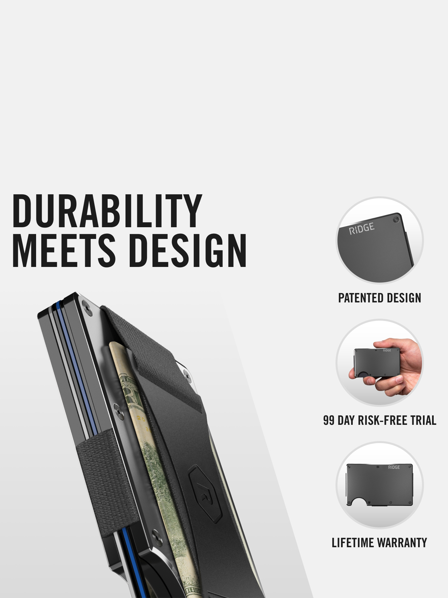 Minimalist Cash Strap Wallet