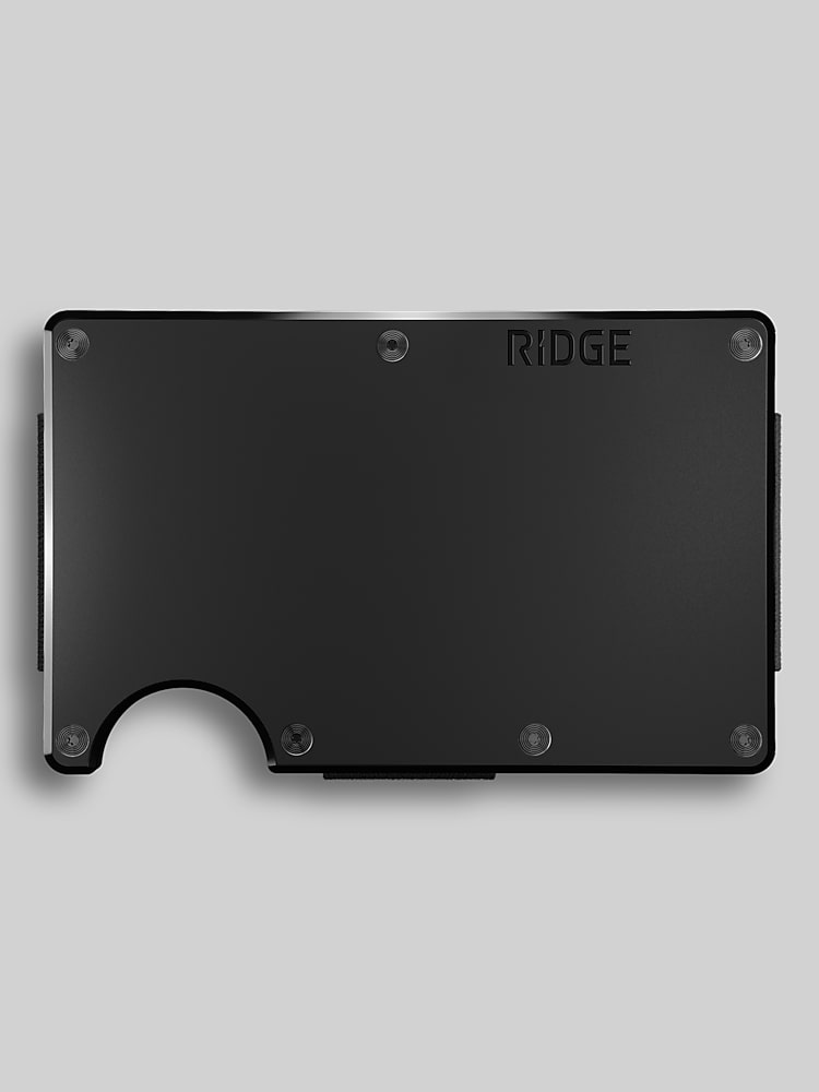 Ridge Wallet Llc Minimalist Cash Strap Wallet, Royal Black