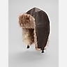 Biltmore Faux Leather Trapper Hat