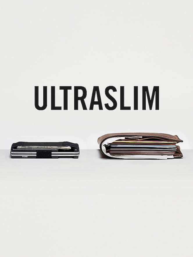 Ridge Wallet Llc 2.0 Tobacco Brown Leather Minimalist Cash Strap Wallet