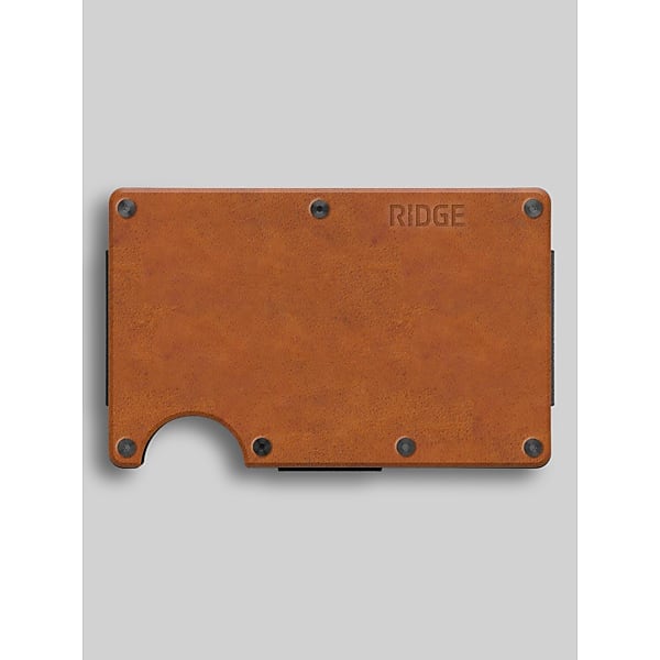 Ridge Wallet Llc Men's 2.0 Tobacco Brown Leather Minimalist Cash Strap Wallet Tobacco - Size: One Size