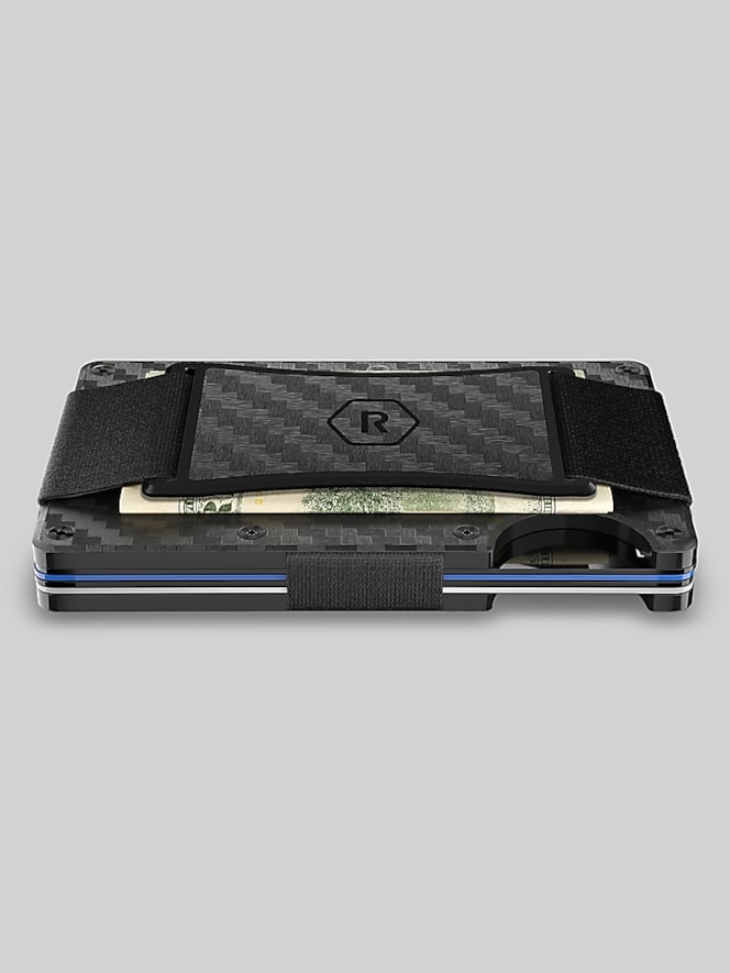 Ridge Wallet Llc 2.0 Carbon Fiber Minimalist Cash Strap Wallet