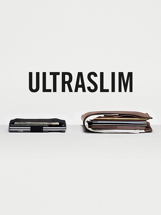 Ridge Wallet Llc 2.0 Carbon Fiber Minimalist Cash Strap Wallet