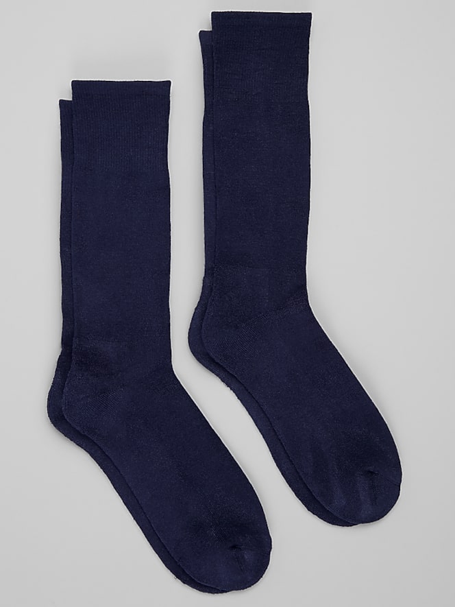 Joseph Abboud Solid Cushioned Socks, 2-Pair