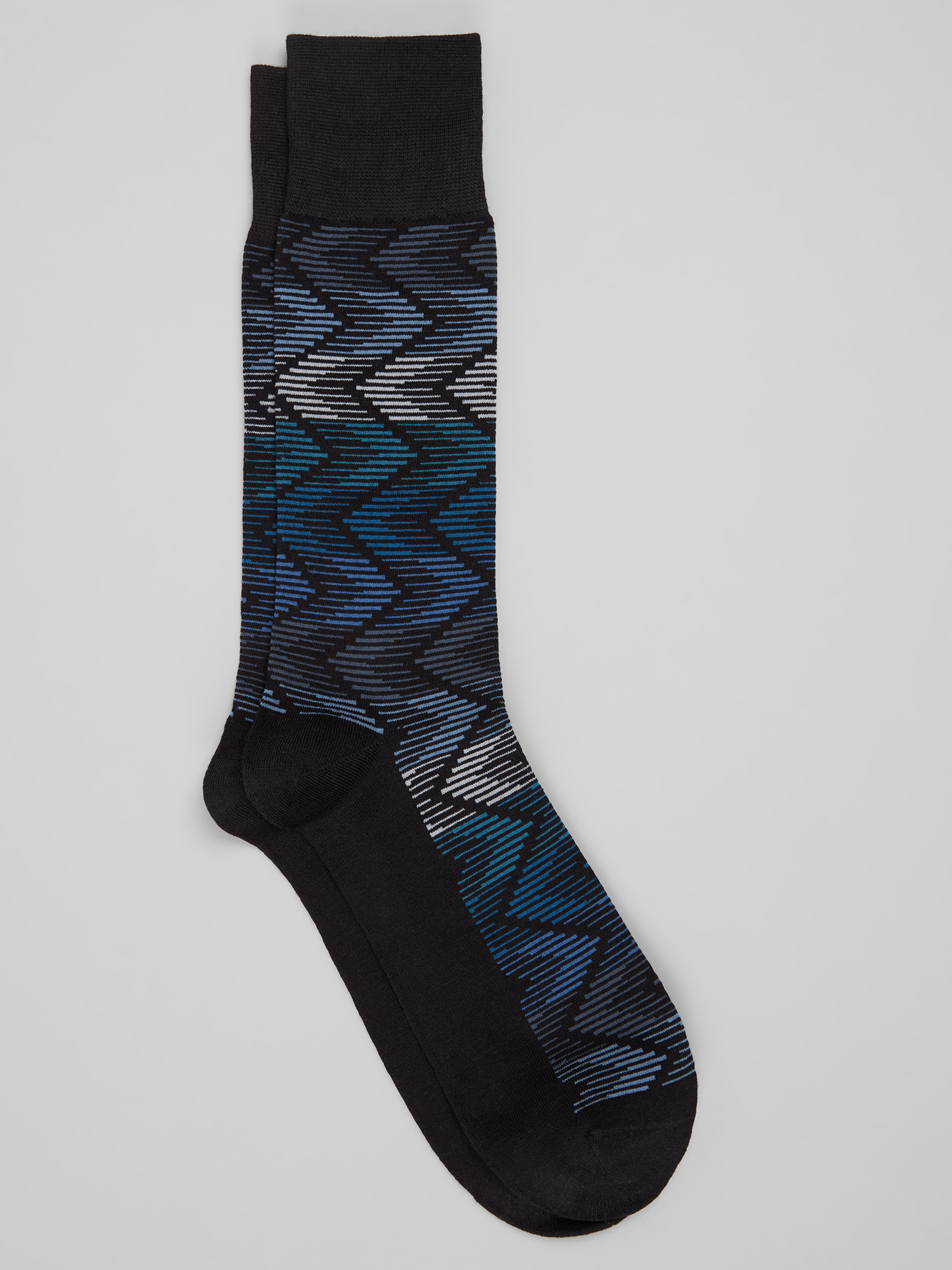 Zigzag Argyle Dress Socks
