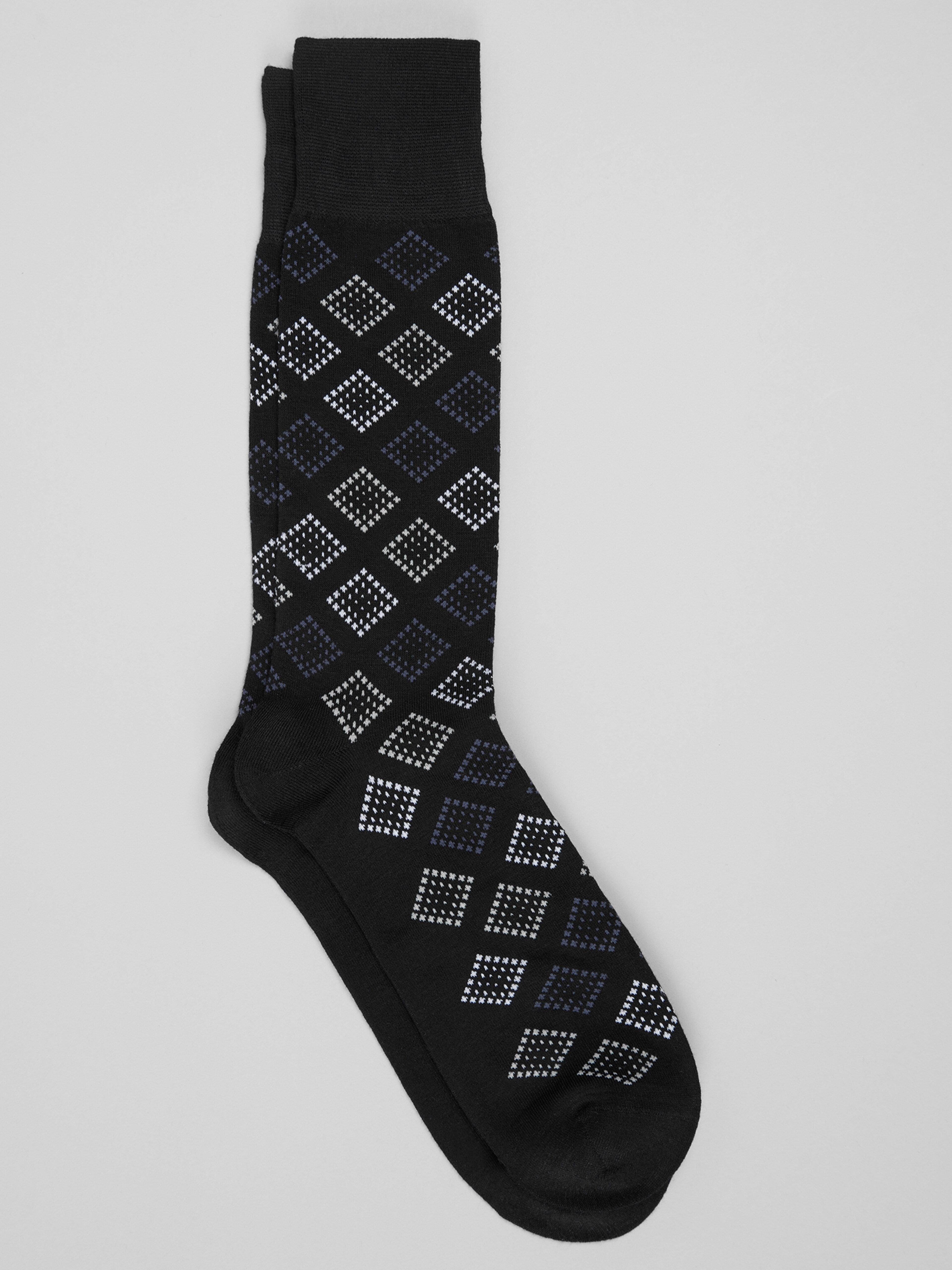 Diamond Geo Dress Socks