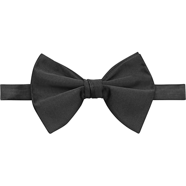 Calvin Klein Men's Formal Teardrop Pre-Tied Bow Tie Black - Size: One Size TMW8R1780002