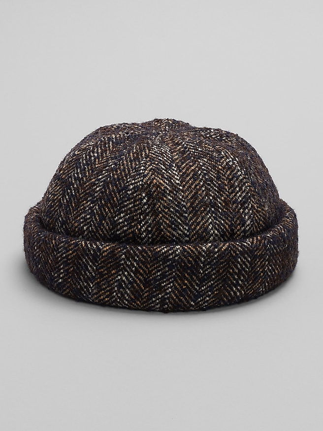 Biltmore Herringbone Watch Cap Blue