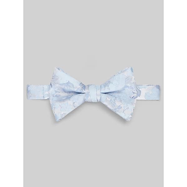 Egara Men's Peony Pre-Tied Bow Tie Blue - Size: One Size