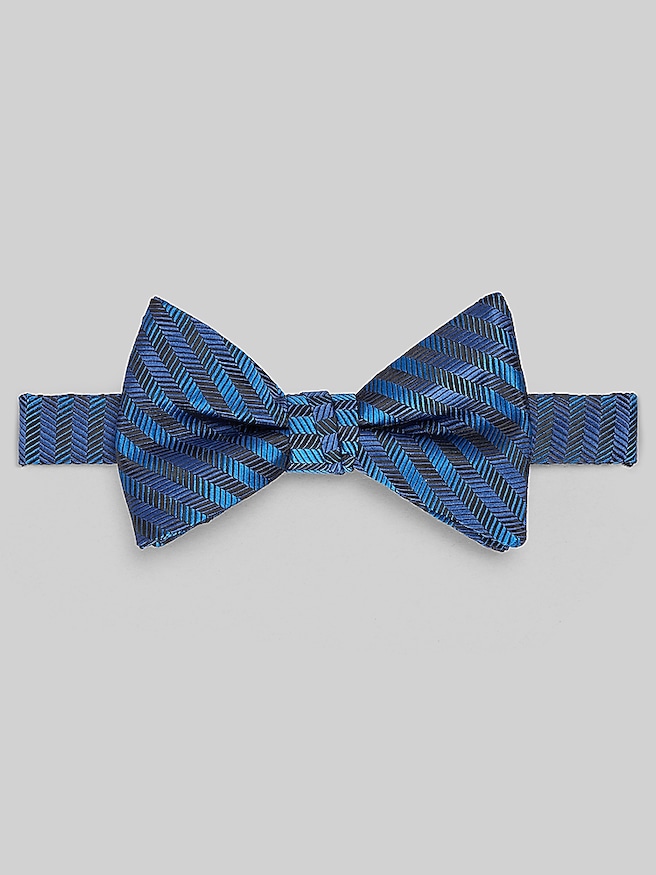 Men's Tonal Houndstooth Pre-Tied Bow Tie