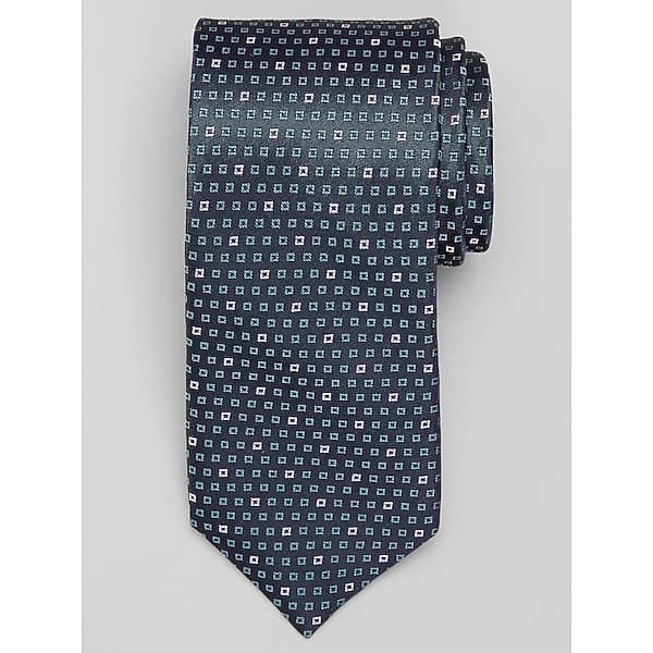 Awearness Kenneth Cole Big & Tall Men's Ratio Neat Tie Teal - Size: XLONG