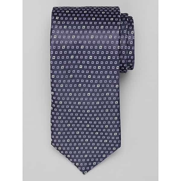 Awearness Kenneth Cole Big & Tall Men's Ratio Neat Tie Purple - Size: XLONG