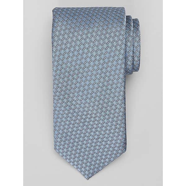 Awearness Kenneth Cole Big & Tall Men's Tidbit Stripe Tie Blue - Size: XLONG