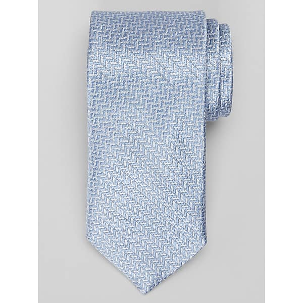 Awearness Kenneth Cole Men's Zigzag Tonal Tie Blue - Size: One Size