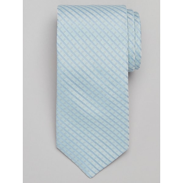 Awearness Kenneth Cole Big & Tall Men's Convergence Grid Tie Green - Size: XLONG