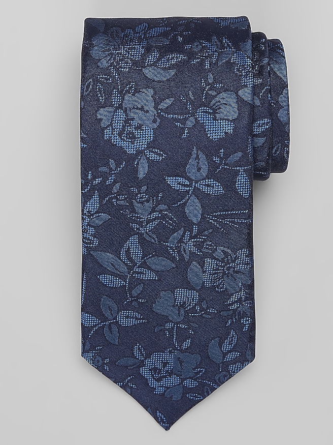 Awearness Kenneth Cole Men's Natte Floral Taffeta Tie