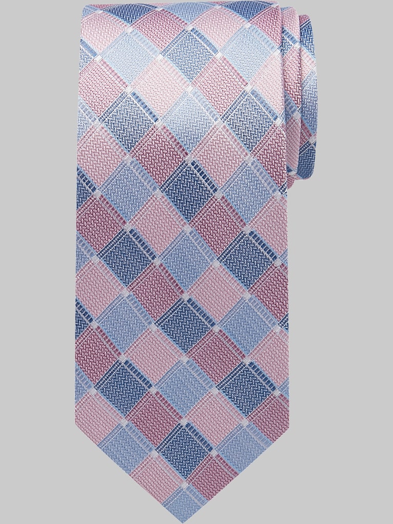 Pronto Uomo Narrow Check Silk Tie