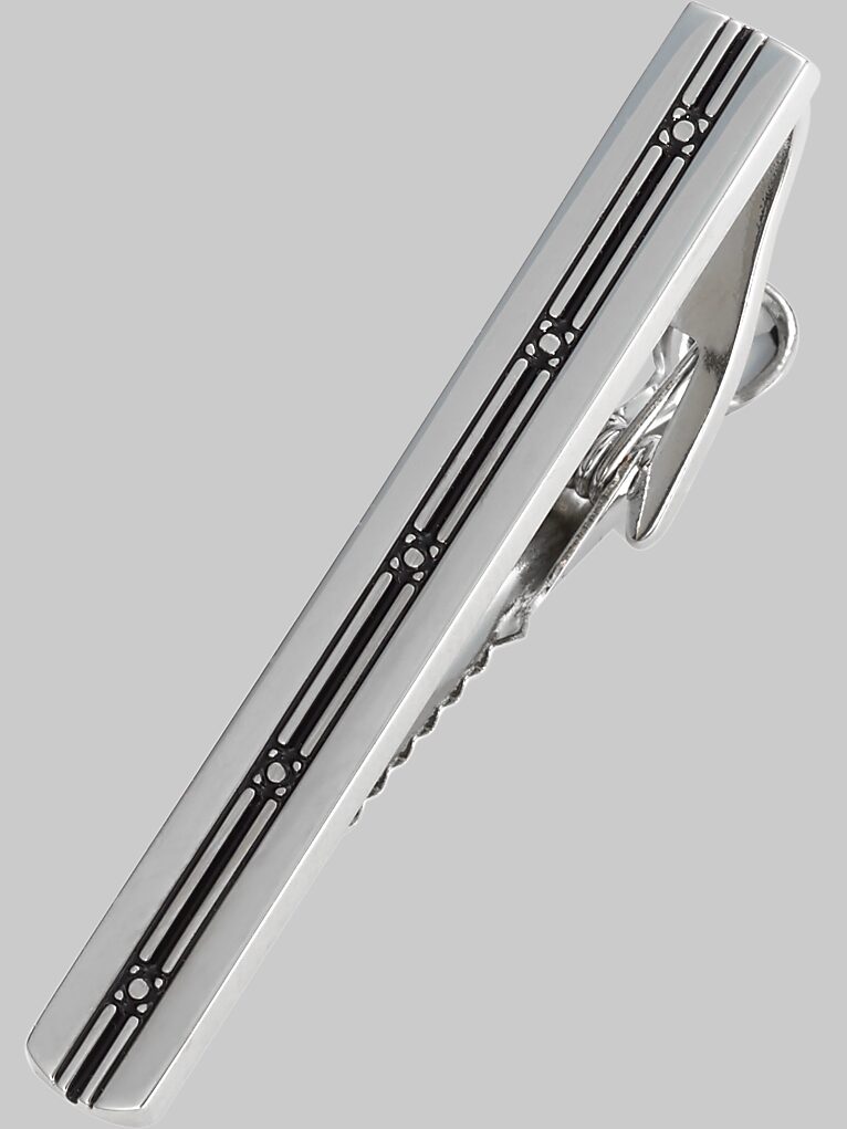 Joseph Abboud Silver Tie Bar Tie Bars & Tie Chains Men's Wearhouse