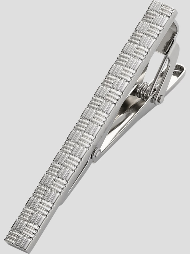 Pronto Uomo Engraved Woven Tie Bar