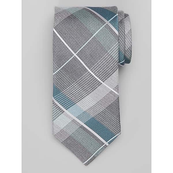 Awearness Kenneth Cole Men's Plaid Tie Green - Size: One Size