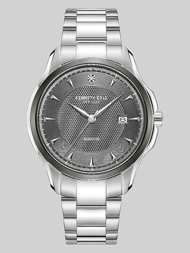 Kenneth Cole 42mm Genuine Diamond Dial Watch