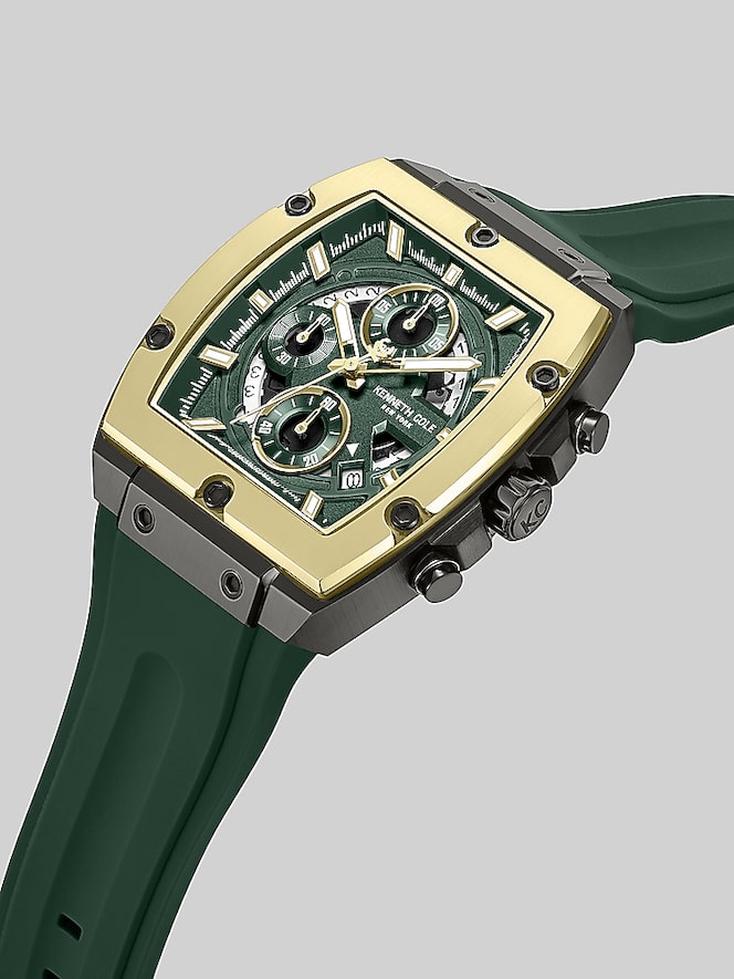 Kenneth Cole Chronograph Sport Silicone Watch