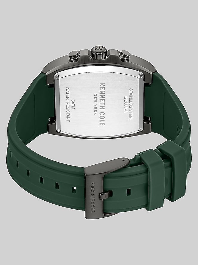 Kenneth Cole Chronograph Sport Silicone Watch