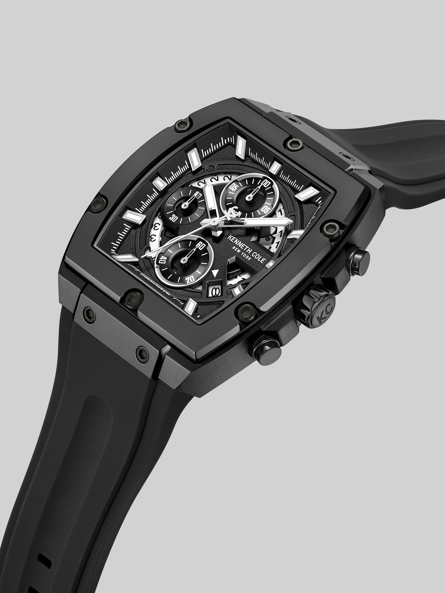 Chronograph Silicone Strap Watch