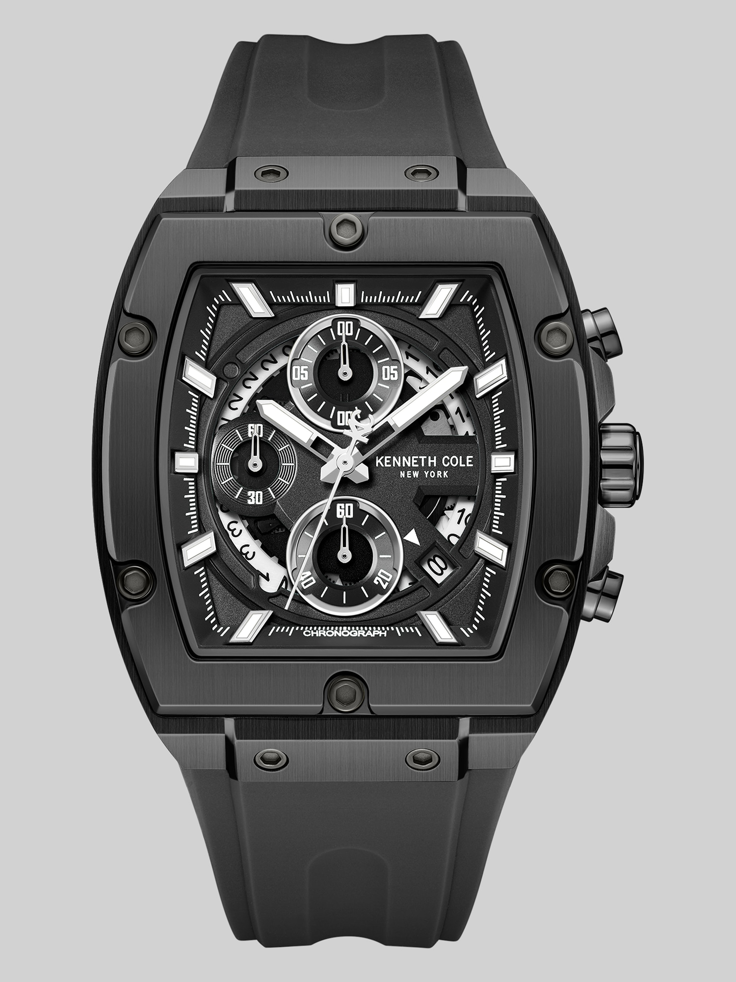 Chronograph Silicone Strap Watch