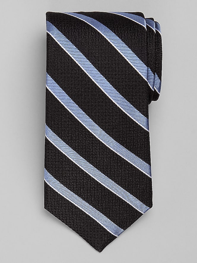 Joseph Abboud Coffee Bean Stripe Tie