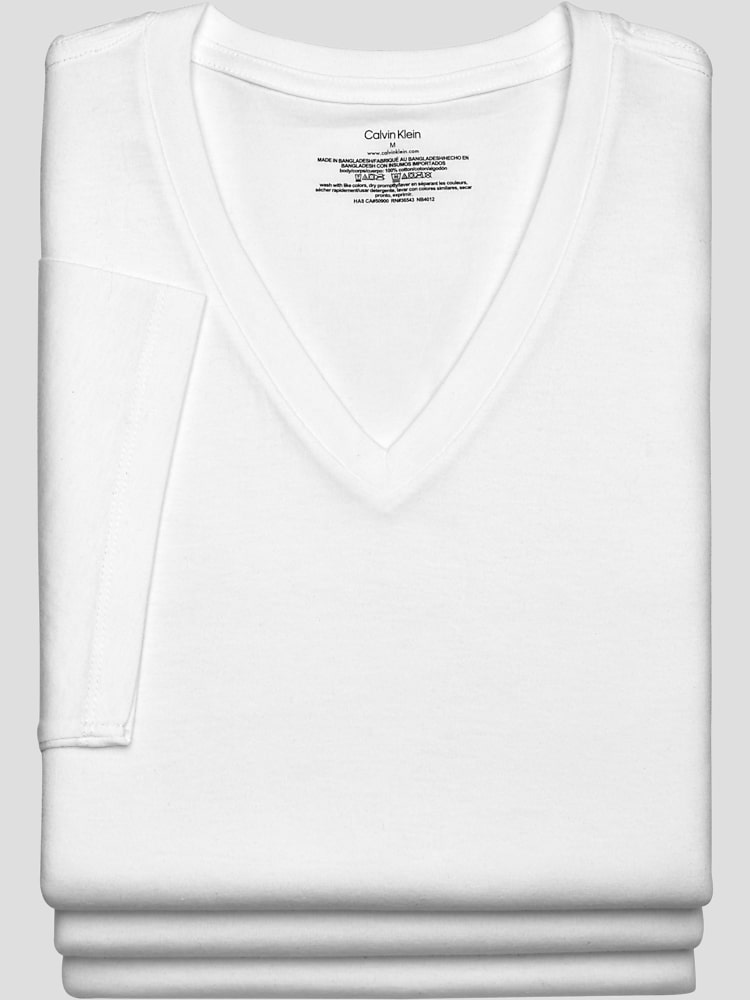 Calvin Klein V-Neck T-Shirt 3-Pack, All Sale