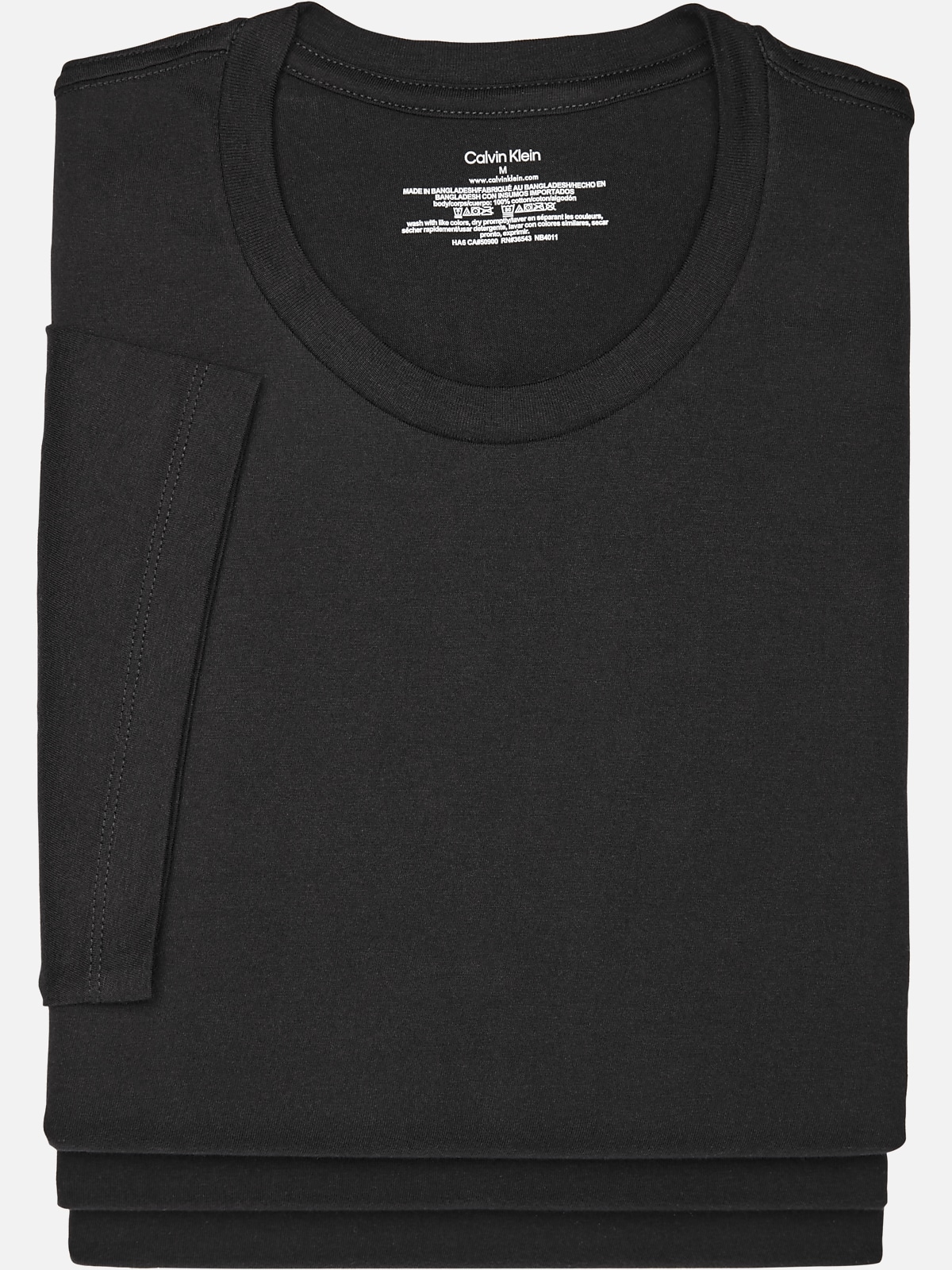 Calvin Klein 3 Pack Crew Neck T Shirts Grey