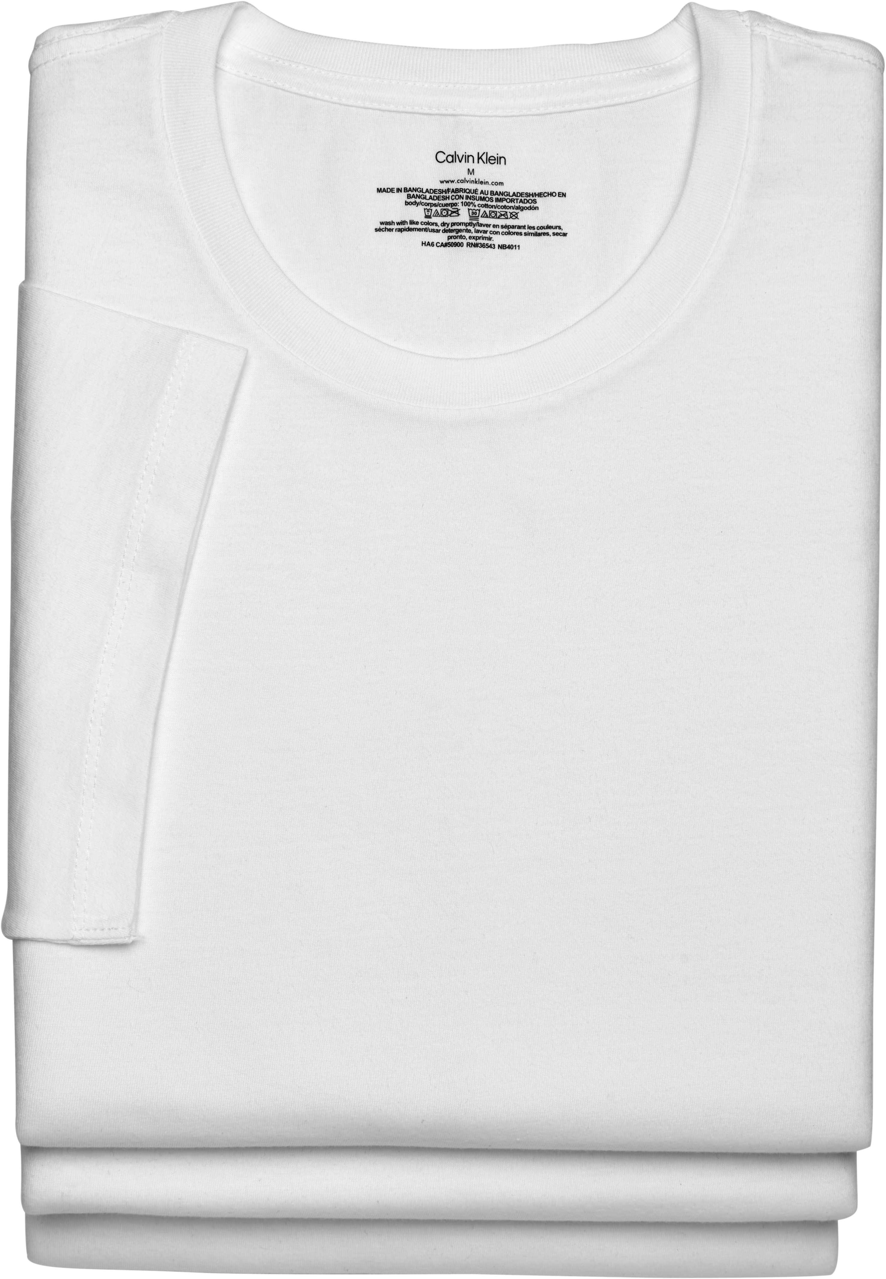 Men's Calvin Klein | Three Crew Neck T-Shirts | White