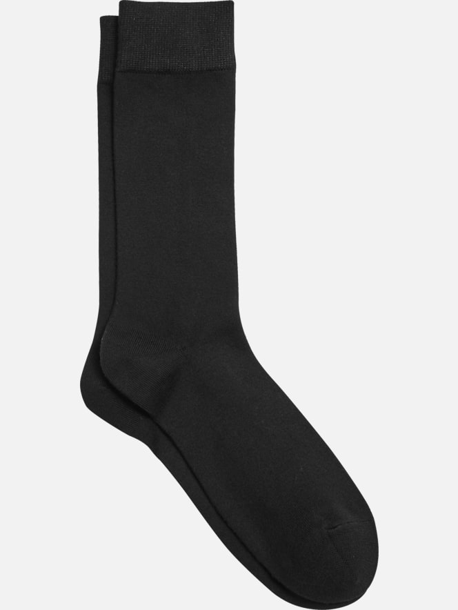 Joseph Abboud Solid Ribbed Lux Socks, 1-pair