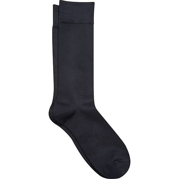 Joseph Abboud Men's Solid Ribbed Lux Socks, 1-pair Blue - Size: One Size