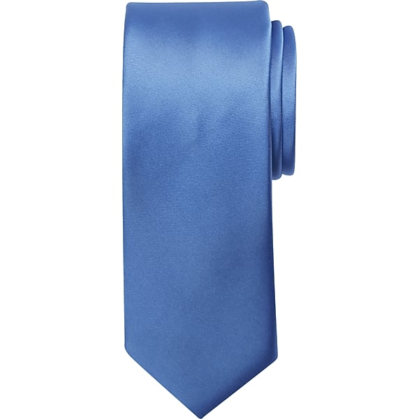 Egara Big & Tall Men's Skinny Solid Tie Ebb & Amp; Flow - Size: XLONG TMW8V0C80126