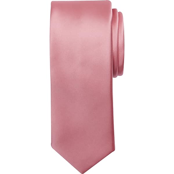 Egara Big & Tall Men's Skinny Solid Tie Confetti - Size: XLONG TMW8V0C80165