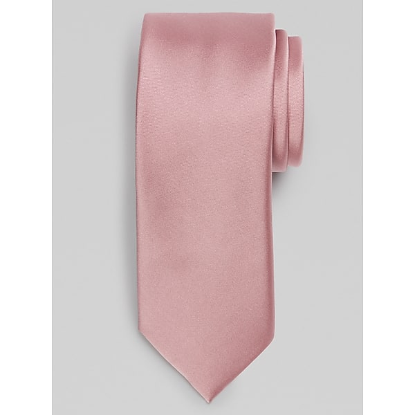 Egara Men's Skinny Solid Tie Foxglove - Size: One Size TMW8V0A80095