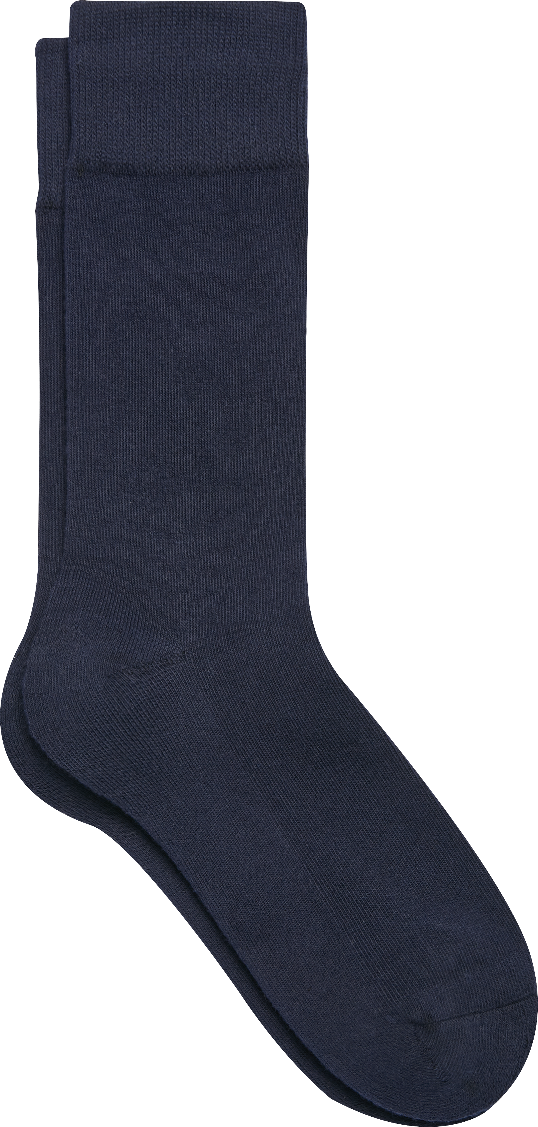 Solid Cushioned Dress Socks, 1-pair