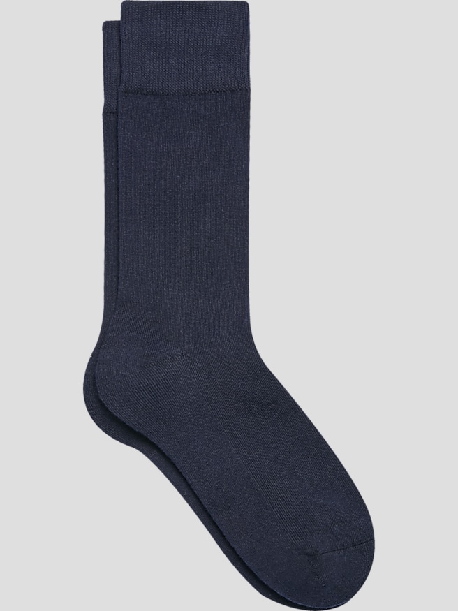 Navy Cotton Socks