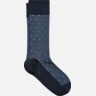 Egara Chevron Stripe Pindot Socks, 1-pair