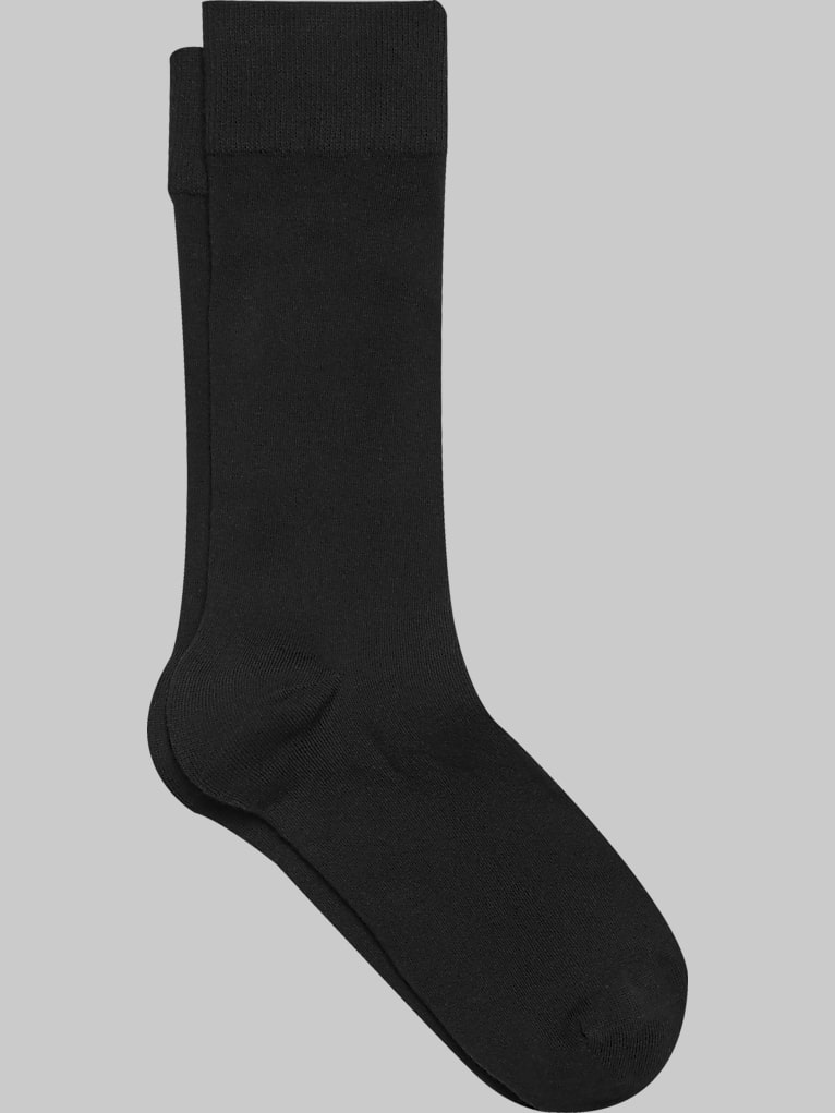 Egara Solid Dress Socks, 1-pair