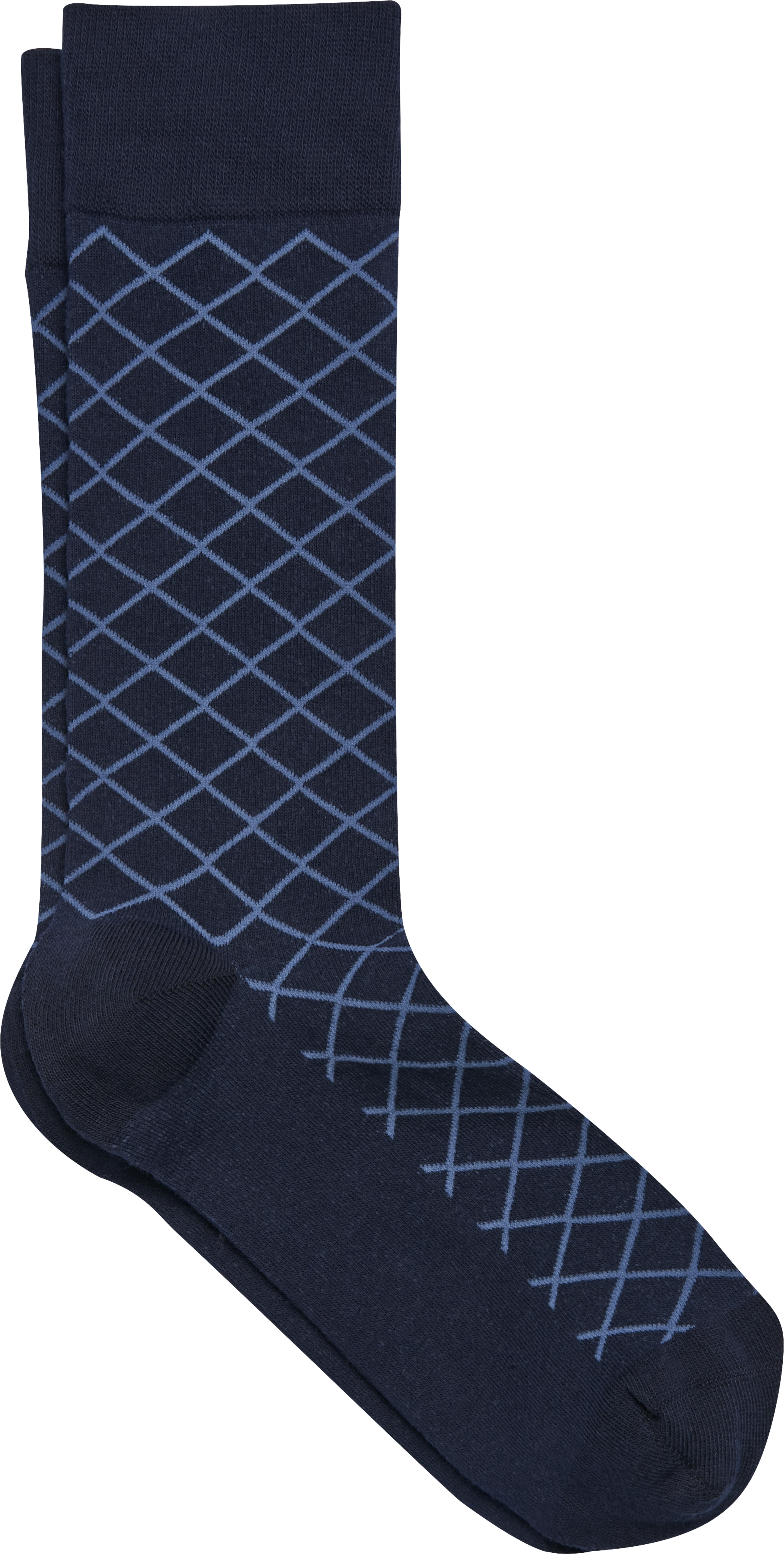Grid Dress Socks