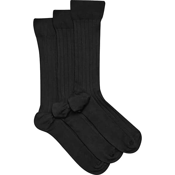 Egara Men's Socks 3-Pack Black - Size: One Size