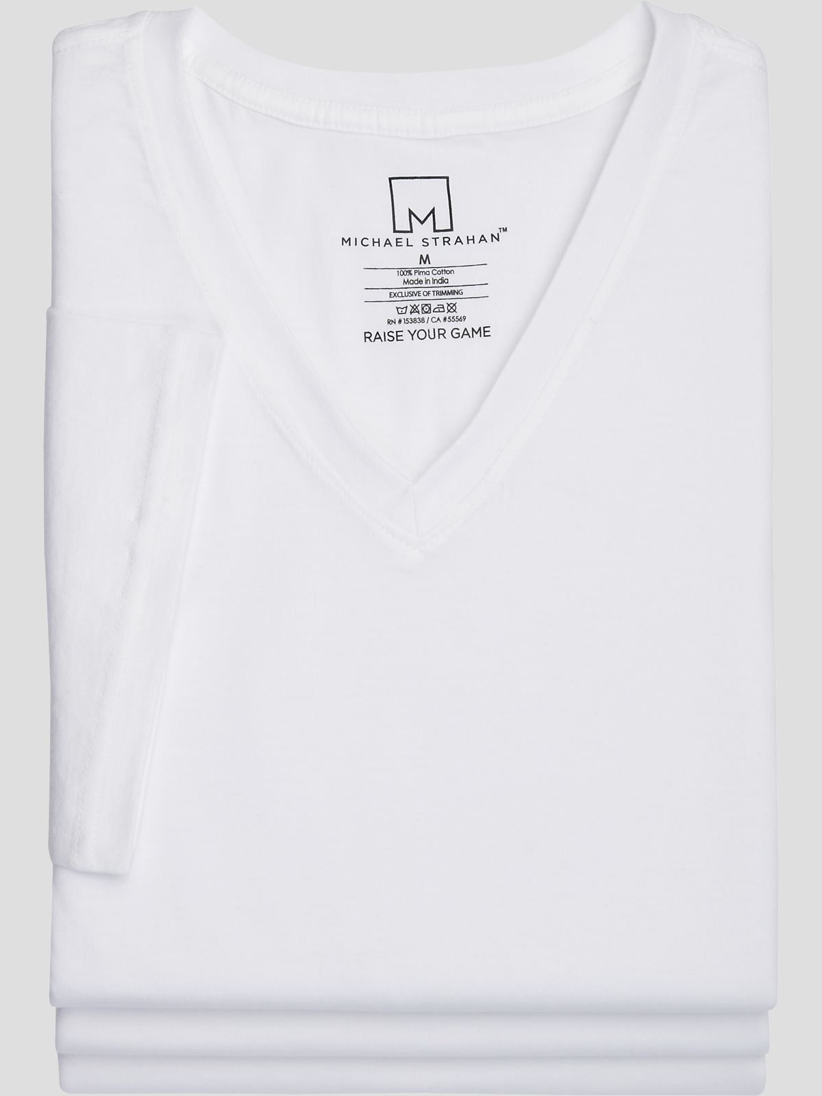 MSX By Michael Strahan V Neck Tees 3 Pack Assorted Solids All Sale Men s Wearhouse